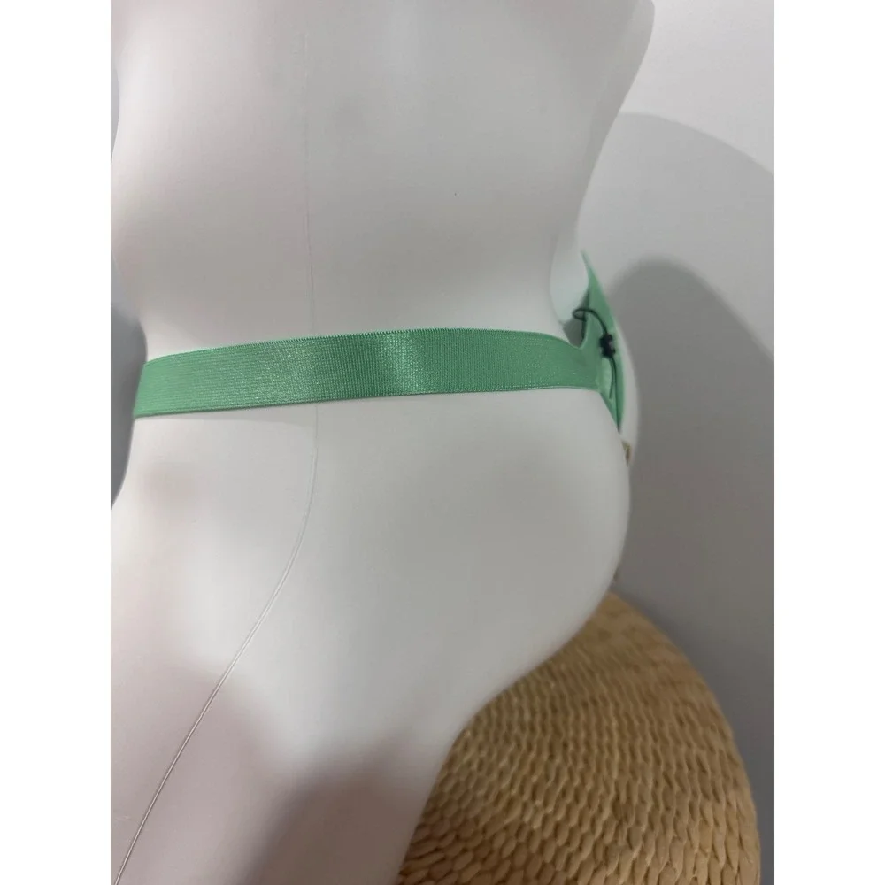 Cosabella Never Say Never Italian Thong‎ Ghana Green Lace Underwear XL NWT